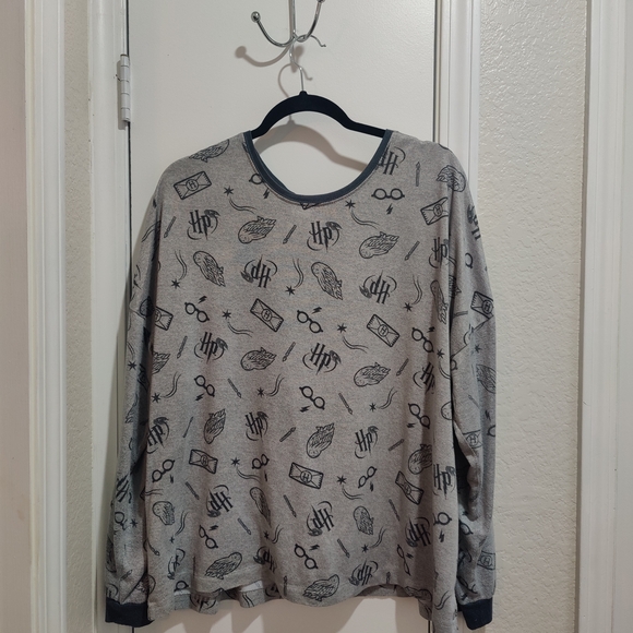 Warner Bros. Other - Harry Potter Plus Size Pajama Set Gray XXL